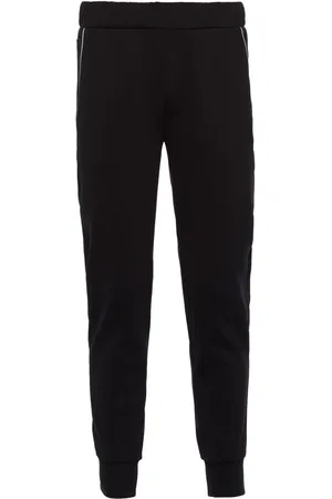 Prada Re-Nylon joggingbukser med trekantet logo