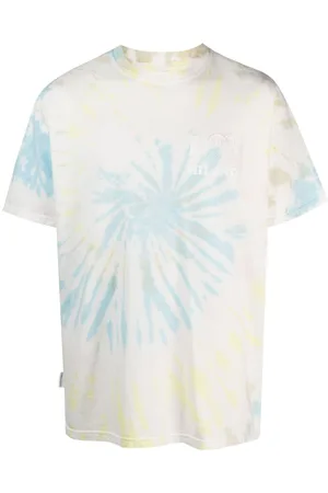 Family First T-shirt med batiktryk