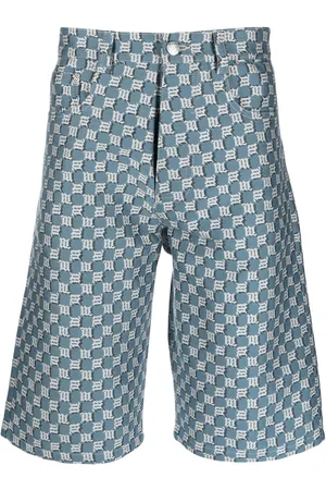 MISBHV Denimshorts med logotryk