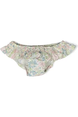 BONPOINT Bloomers med flæser og blomstertryk