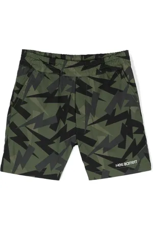 Neil Barrett Shorts med lynmotiv
