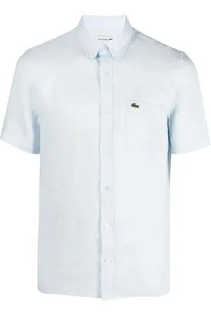 Lacoste Kortærmet skjorte med broderet logo