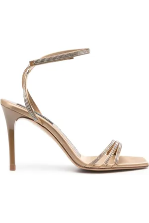 Pedro Garcia Flanna sandaler med krystaludsmykning