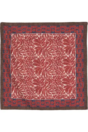 Lady Anne Mænd Lommetørklæder - Patterned floral-print handkerchief