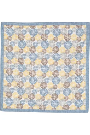 Lady Anne Mænd Tørklæder - Floral-print silk scarf