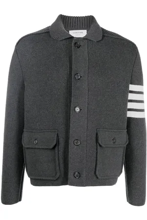 Thom Browne Cardigan med stribedetalje og knapper