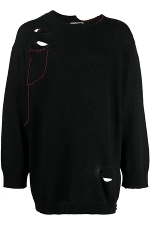 YOHJI YAMAMOTO Langærmet trøje med huldetalje