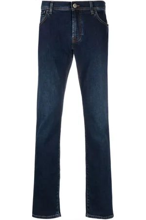 corneliani Jeans med lige ben og lav talje