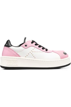 Kenzo Low-top sneakers med kontrast-tåkappe