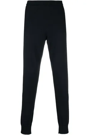 corneliani Joggingbukser i strik med smal pasform