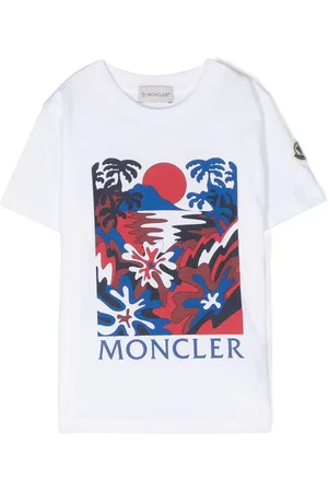 Moncler T-shirt med logotryk