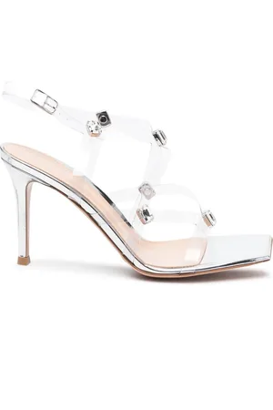 Gianvito Rossi Fever 85mm sandaler med krystaller