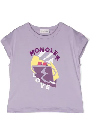 Moncler T-shirt med broderet logo