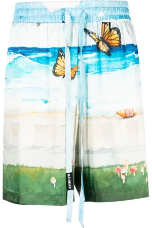 Nahmias Shorts med sommerfugl-motiv