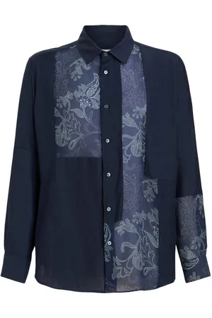 Etro Blomstret skjorte med panel