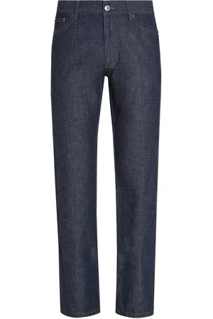 Ermenegildo Zegna Roccia jeans med smal pasform