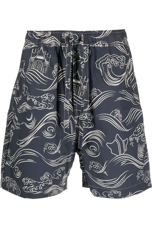 Maharishi Songkran shorts med grafisk tryk
