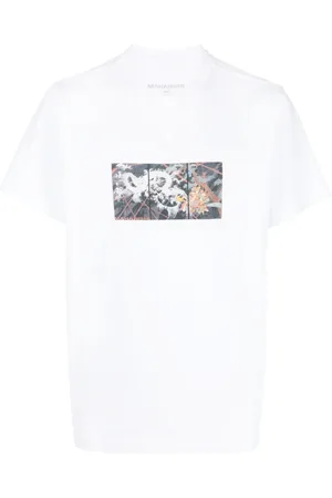 Maharishi Mænd Kortærmede - Graphic-print organic cotton T-shirt