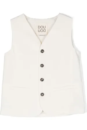 DOUUOD KIDS Vest med knappelukning