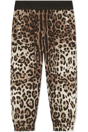 Dolce & Gabbana Joggingbukser med leopardtryk