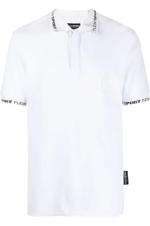 Philipp Plein Kortærmet polo med logotryk