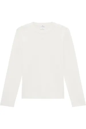 Courrèges Sweater med logomærke og knapper