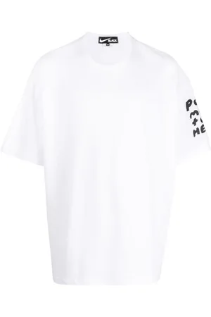 Comme des Garçons T-shirt med slogantryk