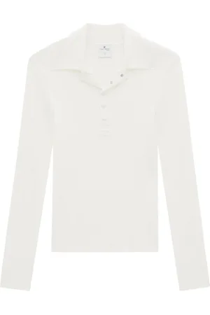 Courrèges Ribstrikket polo