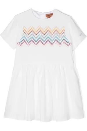 Missoni Kortærmet kjole med zigzag-detalje