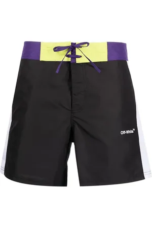 OFF-WHITE Badeshorts med pilemotiv