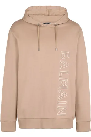 Balmain Hættetrøje med præget logo