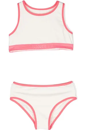 Moncler Bikini med kontrastkant og logo