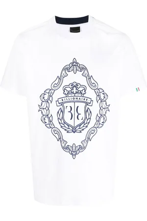 BILLIONAIRE Kortærmet T-shirt med broderet logo