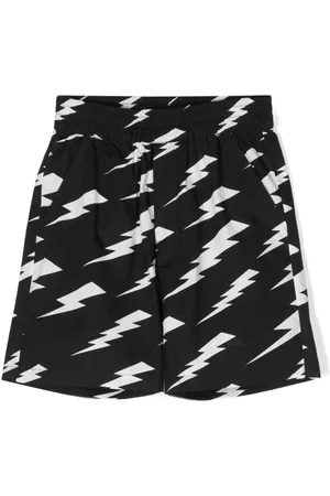 Neil Barrett Shorts med lyn-logo