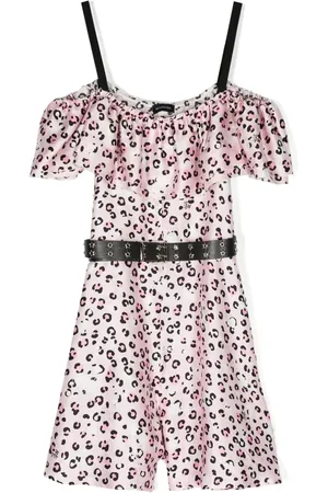 MONNALISA Playsuit med leopardtryk