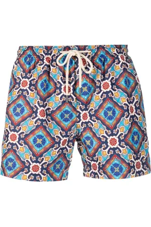 PENINSULA SWIMWEAR Badeshorts med geometrisk tryk