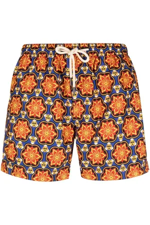 PENINSULA SWIMWEAR Badeshorts med geometrisk tryk