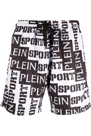 Philipp Plein Badeshorts med logotryk