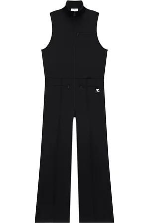 Courrèges ærmeløs jumpsuit med høj hals