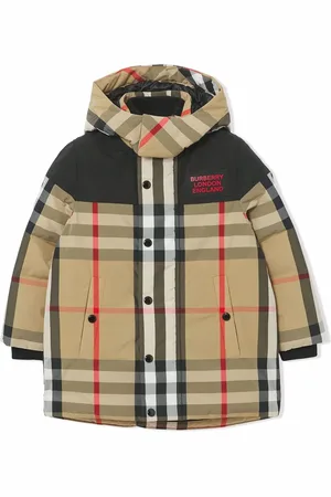 Burberry Dynejakke med aftagelig hætte
