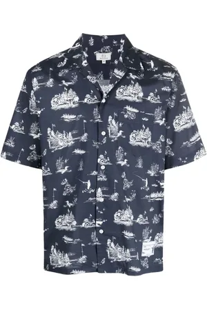 Woolrich Skjorte med landskabstryk