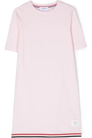 Thom Browne T-shirt-kjole med stribedetalje