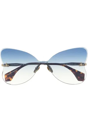 Vivienne Westwood Graduerede solbriller med sommerfulgestel