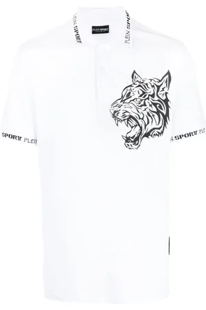 Philipp Plein Polo med tigertryk