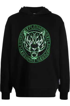 Philipp Plein Hættetrøje med tiger-logotryk