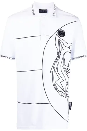 Philipp Plein Polo med tigertryk