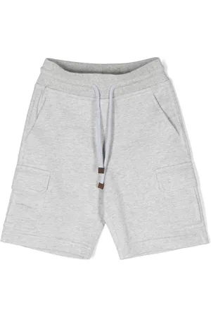Brunello Cucinelli Shorts i melange med cargo-lommer