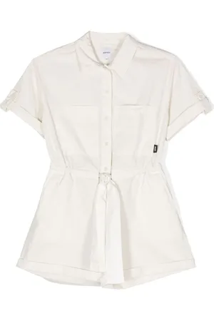 Aspesi Kortærmet playsuit med bælte