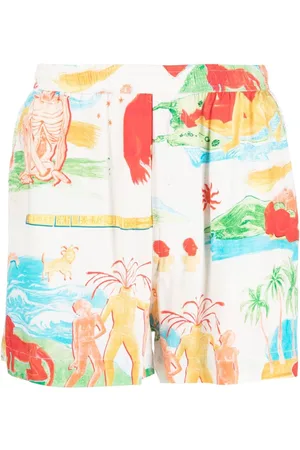 Endless Joy Shorts med Far Away Places-tryk
