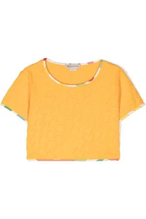 PUCCI Junior T-shirt i bomuld med monogram-tryk